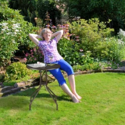 Relaxdays Table De Jardin Ronde - Table De Bistrot - Table D'appoint De Jardin - Salon De Jardin - Table De Balcon -Jardin Meubles Magasin 1200x1200 1526