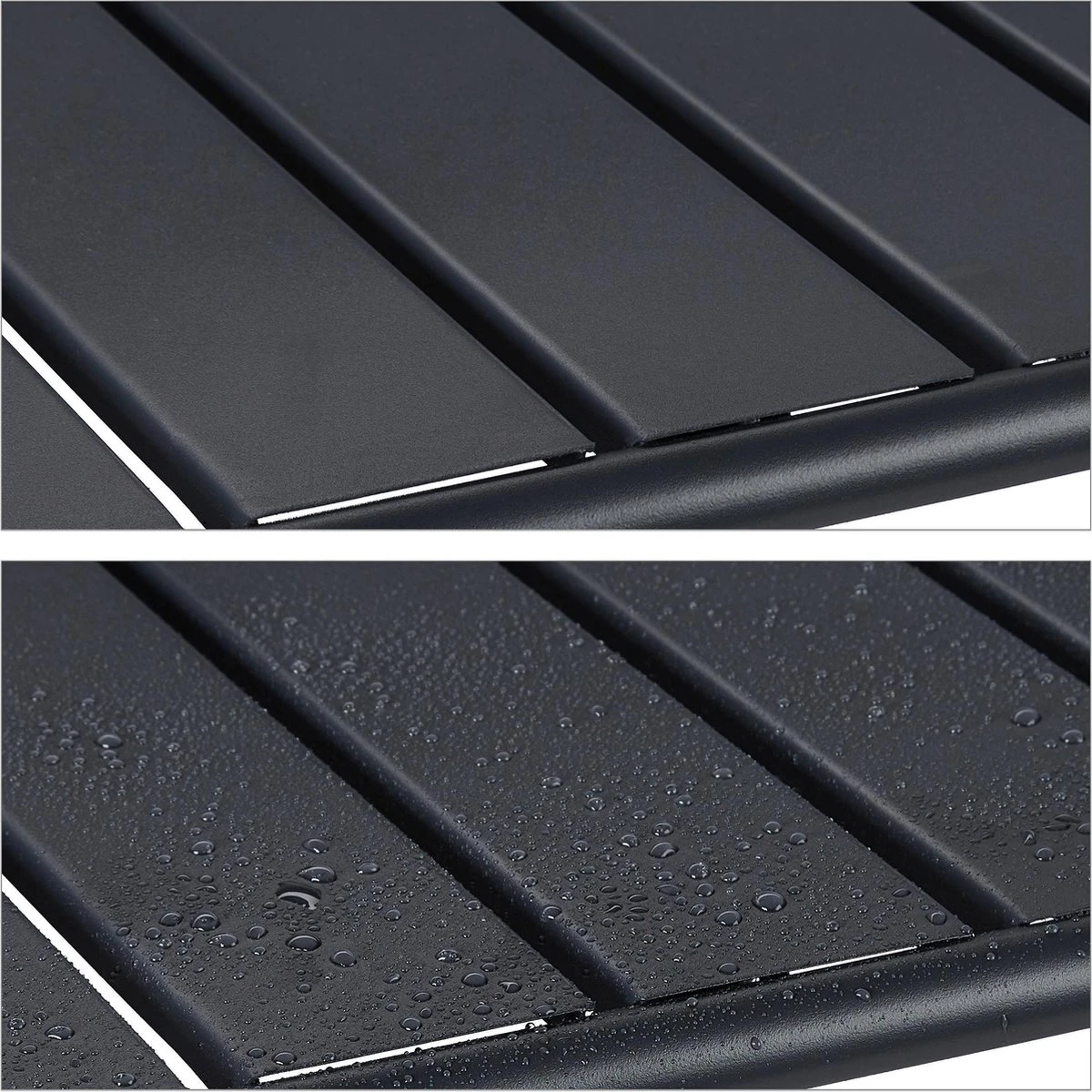 Relaxdays Table De Jardin Pliable En Métal - Table Pliante Résistante Aux Intempéries - Table De Patio - Table De Camping 12 Relaxdays Table De Jardin Pliable En Métal - Table Pliante Résistante Aux Intempéries - Table De Patio - Table De Camping – Image 12