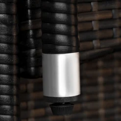 Deuba Ensemble De Jardin En Polyrotin 8x Chaise De Jardin Coussins Empilables Table De Jardin 190x90cm Marron -Jardin Meubles Magasin 1200x1200 1567