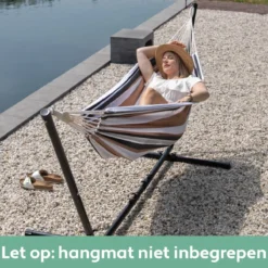 Hamac Standard Résistant Aux Intempéries Jusqu'à 205 Kg Chargeable - Longueur Réglable 290-330 Cm Hamac 2 Personnes Standard - Cadre De Hamac Pour Hamacs Traditionnels - Support Pour Hamac Avec Sac De Transport -Jardin Meubles Magasin 1200x1200 158