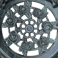 Outsunny Ensemble Bistro 3 Pièces Ensemble De Balcon Meubles De Jardin Balcon Fonte D'aluminium Vert Antique 01-0795 -Jardin Meubles Magasin 1200x1200 1624