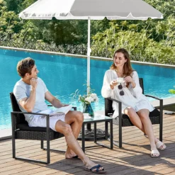 Salon De Jardin 2 Personnes - Coussins Lavables - Table De Jardin Avec Chaises - Ensembles De Jardin - Zwart - Salon De Jardin Salon De Jardin 27 Salon De Jardin 2 Personnes - Coussins Lavables - Table De Jardin Avec Chaises - Ensembles De Jardin - Zwart - Salon De Jardin Salon De Jardin -Jardin Meubles Magasin 1200x1200 1669