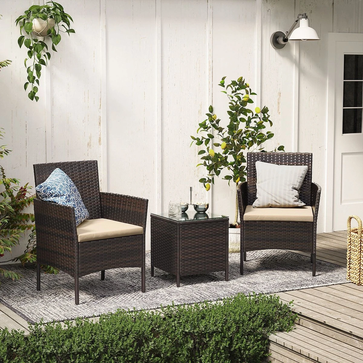 Salon De Jardin 2 Personnes - Coussins Lavables - Table De Jardin Avec Chaises - Ensembles De Jardin - Zwart - Salon De Jardin Salon De Jardin 14 Salon De Jardin 2 Personnes - Coussins Lavables - Table De Jardin Avec Chaises - Ensembles De Jardin - Zwart - Salon De Jardin Salon De Jardin – Image 14