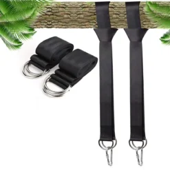 Système De Suspension Somstyle Adapté Pour Hamac, Balançoire, Balançoire - 150 Cm - Jusqu'à 750 Kg - Ensemble De Suspension - Crochets - Ensemble De Fixation - Y Compris Mousquetons Et Crochet - Zwart -Jardin Meubles Magasin 1200x1200 169