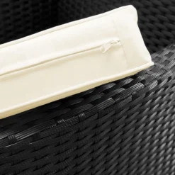 Deuba Poly Rotin Set De Jardin 8 Chaises De Jardin De Jardin Empilable Coussins 7cm Table 190x90 Zwart -Jardin Meubles Magasin 1200x1200 1718