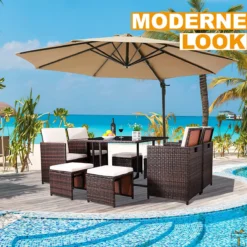 Ensemble De Jardin De Luxe Ensembles De Jardin - 4 à 8 Personnes - Ensemble Salon De Jardin - Coussins Lavables - Salons De Jardin - Table De Jardin Avec Chaises - Salon De Jardin -Jardin Meubles Magasin 1200x1200 1739