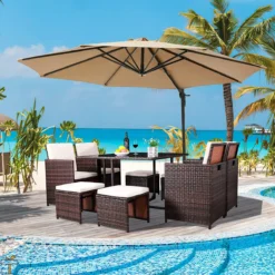 Ensemble De Jardin De Luxe Ensembles De Jardin - 4 à 8 Personnes - Ensemble Salon De Jardin - Coussins Lavables - Salons De Jardin - Table De Jardin Avec Chaises - Salon De Jardin -Jardin Meubles Magasin 1200x1200 1740