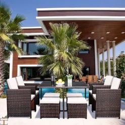 Ensemble De Jardin De Luxe Ensembles De Jardin - 4 à 8 Personnes - Ensemble Salon De Jardin - Coussins Lavables - Salons De Jardin - Table De Jardin Avec Chaises - Salon De Jardin -Jardin Meubles Magasin 1200x1200 1741