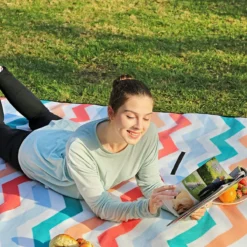 Rocket Couverture De Pique-nique Nancy's Fold Lake - Couverture De Plage - Fond Imperméable - Pliable - Rose - 200 X 150 Cm -Jardin Meubles Magasin 1200x1200 1764