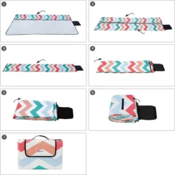 Rocket Couverture De Pique-nique Nancy's Fold Lake - Couverture De Plage - Fond Imperméable - Pliable - Rose - 200 X 150 Cm -Jardin Meubles Magasin 1200x1200 1765