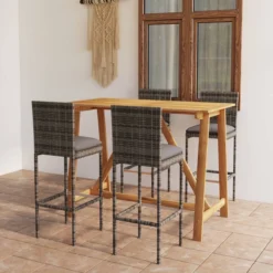 La Dolce Vita - Table GardenBar 5 Pièces Avec Chaises - Ensemble Meuble Bar - Ensemble Meuble Bar - Ensemble Coin Bar - Table Haute Avec Tabourets - Ensemble Bistro Avec Table Et Chaises Avec Coussins Gris 11 La Dolce Vita - Table GardenBar 5 Pièces Avec Chaises - Ensemble Meuble Bar - Ensemble Meuble Bar - Ensemble Coin Bar - Table Haute Avec Tabourets - Ensemble Bistro Avec Table Et Chaises Avec Coussins Gris -Jardin Meubles Magasin 1200x1200 1768