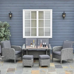 Ensemble De Jardin Outsunny 6 Pièces Groupe De Salle à Manger Ensemble De Jardin Mobilier De Jardin Avec Table à Manger 860-136 -Jardin Meubles Magasin 1200x1200 1782