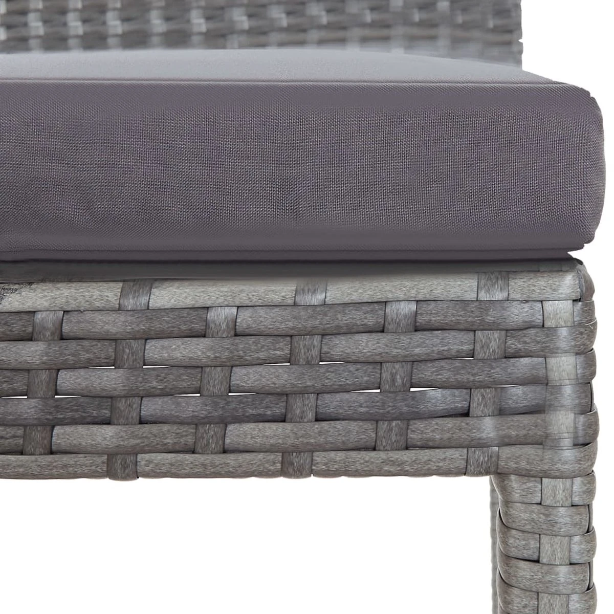 Ensemble De Bar De Jardin Premium - Ensemble De Bar De Jardin 5 Pièces Poly Rotin Et Bois D'acacia Gris 12 Ensemble De Bar De Jardin Premium - Ensemble De Bar De Jardin 5 Pièces Poly Rotin Et Bois D'acacia Gris – Image 12