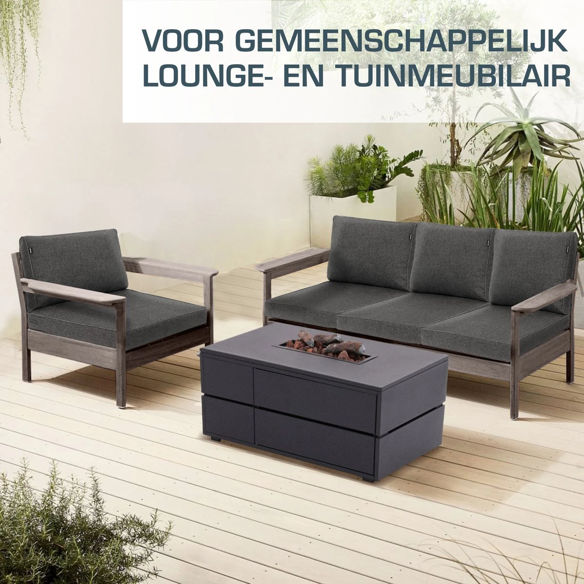 Bomoe Ilano - Coussin D'assise Lounge Plein Air 70x70cm - Coussin De Jardin épaisseur 8cm, Lavable & Protection UV - Anthracite 3 Bomoe Ilano - Coussin D'assise Lounge Plein Air 70x70cm - Coussin De Jardin épaisseur 8cm, Lavable & Protection UV - Anthracite – Image 3