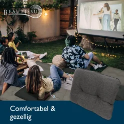 Beautissu BeauFlair - Coussin De Dossier Plein Air Lounge 70x40cm - Coussin De Jardin épaisseur 12cm - Housse Hydrofuge & Saleté - Anthracite -Jardin Meubles Magasin 1200x1200 1903