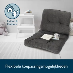 Beautissu BeauFlair - Coussin De Dossier Plein Air Lounge 70x40cm - Coussin De Jardin épaisseur 12cm - Housse Hydrofuge & Saleté - Anthracite -Jardin Meubles Magasin 1200x1200 1904