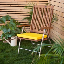 Coussin De Chaise De Jardin Gardenista - Coussins De Siège Résistants à L'eau Pour L'intérieur Et L'extérieur - Coussin De Siège Avec Ties Sécurisées - Coussins De Chaise De Jardin