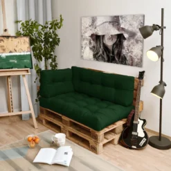 Beautissu De Palette Beautissu Eco Style - Coussin D'assise 120x80 Cm Pour Canapé-palette - Kussen Vert Foncé - Coussins De Palette En Qualité Coussin De Matelas -Jardin Meubles Magasin 1200x1200 1994