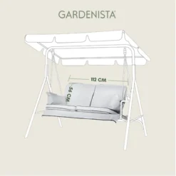 Gardenista Balançoire De Jardin Hamac Canapé Coussins De Rechange Auvent Plein Air Meubles De Patio Water Doux Et Confortable 2 Places -Jardin Meubles Magasin 1200x1200 2076