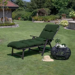 Beautissu Cushion Garden Cushion Lounger -Coussin De Bronzage Pour Salon De Jardin 190x60x8 Cm Vert - Coussins De Jardin En Matelas De Qualité Coussin - Flair RL -Jardin Meubles Magasin 1200x1200 2102