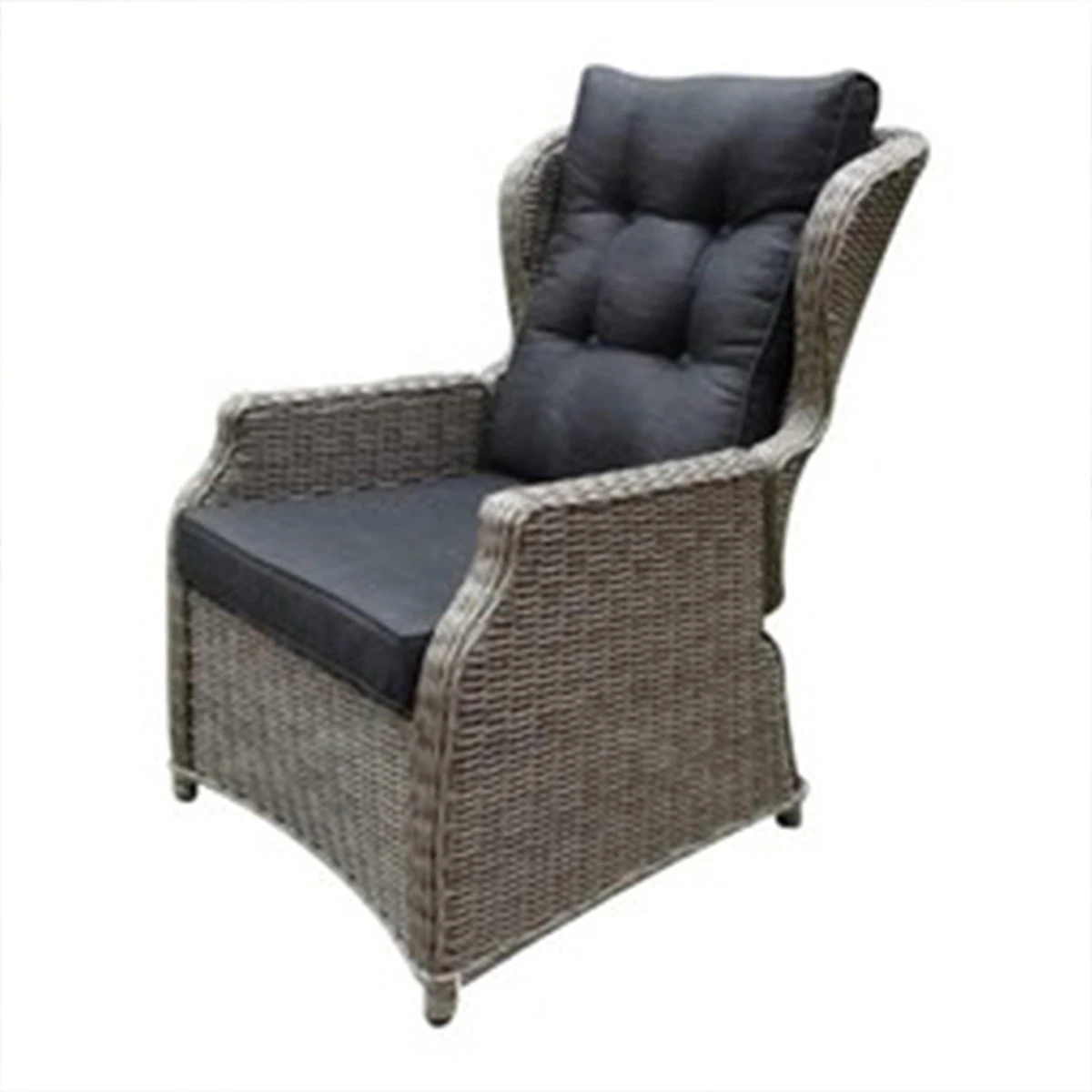 Ibiza XL Chaise Canapé Salle à Manger Salon Ensemble 4 Pièces Gris Avec Table Réglable Carré 3 Ibiza XL Chaise Canapé Salle à Manger Salon Ensemble 4 Pièces Gris Avec Table Réglable Carré – Image 3