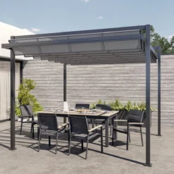 NATERIAL - Table De Jardin Rectangulaire SAN DIEGO - 200 X 100 X 75 Cm - 6 Personnes - Aluminium - Eucalyptus FSC - Anthracite - Gris Foncé - Table à Manger D'extérieur - Table Extensible - Rallonge 9 NATERIAL - Table De Jardin Rectangulaire SAN DIEGO - 200 X 100 X 75 Cm - 6 Personnes - Aluminium - Eucalyptus FSC - Anthracite - Gris Foncé - Table à Manger D'extérieur - Table Extensible - Rallonge -Jardin Meubles Magasin 1200x1200 2265