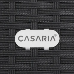 Casaria Polyrattan Lounge Set XL Coussins Table Glas Mobilier De Jardin Zwart Anthracite -Jardin Meubles Magasin 1200x1200 2299