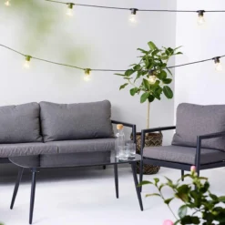 Lisomme De Salon En Aluminium Lisomme Casper - Avec Coussins D'assise - 4 Pièces -Jardin Meubles Magasin 1200x1200 2310