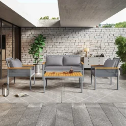 Salon De Jardin Merax - Salon De Jardin Avec Canapé Double - 2 Fauteuils Et Table - Salon De Jardin En Rotin Avec Coussins Gris 27 Salon De Jardin Merax - Salon De Jardin Avec Canapé Double - 2 Fauteuils Et Table - Salon De Jardin En Rotin Avec Coussins Gris -Jardin Meubles Magasin 1200x1200 2334