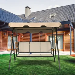 Cadeau FÊTE DES PÈRES - Cadeaux Papa - Canapé Balançoire 3 Personnes, Cadre En Acier Avec Auvent Réglable En Angle En Polyester, Canapé Balançoire Résistant Aux Intempéries, Convient Pour Terrasse, Jardin, Piscine, Balcon (Be 13 Cadeau FÊTE DES PÈRES - Cadeaux Papa - Canapé Balançoire 3 Personnes, Cadre En Acier Avec Auvent Réglable En Angle En Polyester, Canapé Balançoire Résistant Aux Intempéries, Convient Pour Terrasse, Jardin, Piscine, Balcon (Be -Jardin Meubles Magasin 1200x1200 234