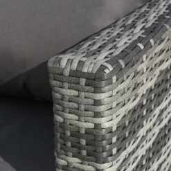 Ensemble De Salon En Polyrotin Canapé - Salon De Jardin 5 Places Avec Coussins Anti-UV Gris / Déhoussables - Canapé D'angle En Rotin Avec Canapé Simple Et Table Basse - Pour 4-5 Personnes Gris -Jardin Meubles Magasin 1200x1200 2366