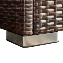 Teamson Home - Grand Ensemble De Salon D'angle 7 Pièces - Mobilier De Jardin De Jardin - Canapé De Jardin - Table Et Coussins Inclus - Rotin - Marron / Wit 15 Teamson Home - Grand Ensemble De Salon D'angle 7 Pièces - Mobilier De Jardin De Jardin - Canapé De Jardin - Table Et Coussins Inclus - Rotin - Marron / Wit -Jardin Meubles Magasin 1200x1200 2392