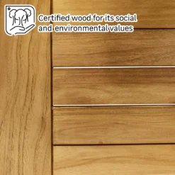 NATERIAL - Table De Jardin ANTEA - 6 à 10 Personnes - Table De Jardin Extensible - 180/240 X 100 X 75 Cm - Teck FSC - Table Extensible - Table De Jardin - Table En Bois -Jardin Meubles Magasin 1200x1200 2515