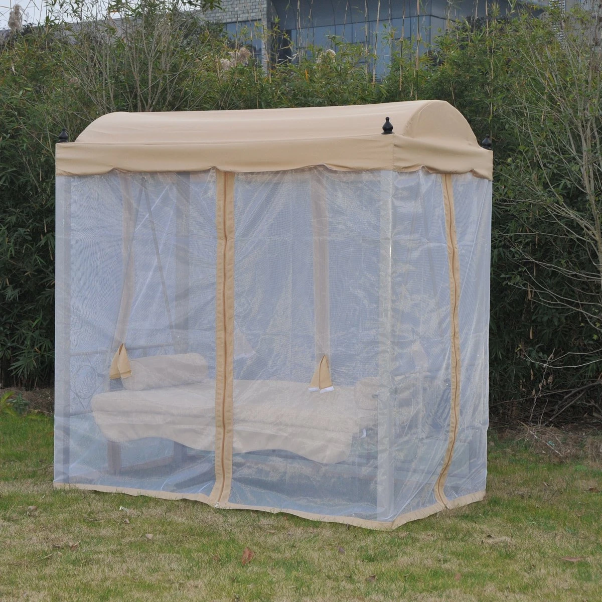 Outsunny Hollywood Swing Balançoire De Jardin Chaise Longue D'extérieur Swing Seat Swing 3 Places 84A-023 2 Outsunny Hollywood Swing Balançoire De Jardin Chaise Longue D'extérieur Swing Seat Swing 3 Places 84A-023 – Image 2