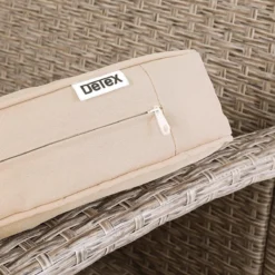 Casaria Polyrattan Lounge Set Coussins D'assise Canapé 2 Chaises Ensemble De Jardin - Grijs Beige -Jardin Meubles Magasin 1200x1200 2550