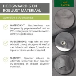 Housse De Protection Pour Canapé D'angle De Jardin | 300 X 300 X 80 Cm | Polyester Tissé Oxford 600D, Couleur : Gris -Jardin Meubles Magasin 1200x1200 2591