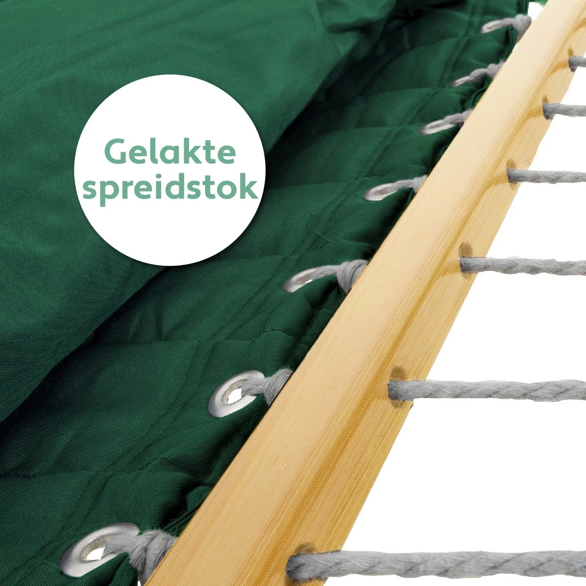 Hamac Vita5 Avec Support Et Barre D'écartement - 2 Personnes - Kussen Amovible - Résistant Aux Intempéries - Vert Foncé 8 Hamac Vita5 Avec Support Et Barre D'écartement - 2 Personnes - Kussen Amovible - Résistant Aux Intempéries - Vert Foncé – Image 8