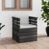 Prolenta Premium - Fauteuil De Jardin Avec Coussins En Pin De Palette - Fauteuil - Fauteuils Avec Accoudoirs - Housse Stretch - Relax - Design