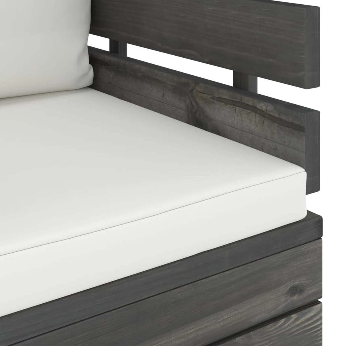 Prolenta Premium - Fauteuil De Jardin Avec Coussins En Pin De Palette - Fauteuil - Fauteuils Avec Accoudoirs - Housse Stretch - Relax - Design 2 Prolenta Premium - Fauteuil De Jardin Avec Coussins En Pin De Palette - Fauteuil - Fauteuils Avec Accoudoirs - Housse Stretch - Relax - Design – Image 2