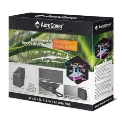 AeroCover Housse De Chaise Empilable / Housse De Chaise à Ressort à Gaz 67x67xh80 / 110 - Anthracite -Jardin Meubles Magasin 1200x1200 2636