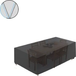 Housse De Protection Table De Jardin - Housse De Table De Jardin Pour Tous Les Ensembles - Housse Pour Ensemble De Jardin étanche - Garantie De Satisfaction à 100% - 325 * 180 * 71 Cm