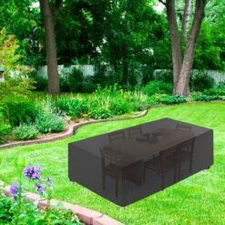 Housse De Protection Table De Jardin - Housse De Table De Jardin Pour Tous Les Ensembles - Housse Pour Ensemble De Jardin étanche - Garantie De Satisfaction à 100% - 325 * 180 * 71 Cm -Jardin Meubles Magasin 1200x1200 2643