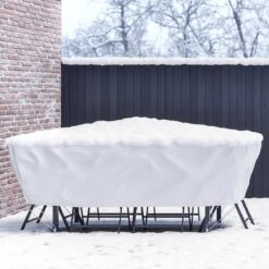 NATERIAL - Housse De Protection Pour Table De Jardin - L - Rectangulaire - H 60 X L 200 X L 130 Cm - Résistant Aux UV - Imperméable - Déperlant - Aérateur - Gris Clair 19 NATERIAL - Housse De Protection Pour Table De Jardin - L - Rectangulaire - H 60 X L 200 X L 130 Cm - Résistant Aux UV - Imperméable - Déperlant - Aérateur - Gris Clair -Jardin Meubles Magasin 1200x1200 2648