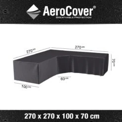 Aerocover Ensemble Lounge Cover Grand Angle - En Forme De L - L 270 X L 270 X L 100 X H 70 Cm -Jardin Meubles Magasin 1200x1200 2652
