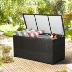 Outsunny Coussin Boîte Poly Rotin Coussin Boîte Jardin Boîte Métal 118 Lx 54 Lx 59 H Cm Marron 865-003 16 Outsunny Coussin Boîte Poly Rotin Coussin Boîte Jardin Boîte Métal 118 Lx 54 Lx 59 H Cm Marron 865-003 -Jardin Meubles Magasin 1200x1200 2679