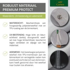 Housse De Protection Pour Canapé De Jardin | 200 X 90 X 80 Cm | Polyester Tissé PERMATEX De Haute Qualité, Couleur : Taupe (gris Clair) -Jardin Meubles Magasin 1200x1200 2719