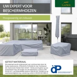 Housse De Protection Pour Canapé D'angle De Jardin | 237 X 237 X 65/100 Cm | Polyester Tissé Oxford 600D, Couleur : Gris -Jardin Meubles Magasin 1200x1200 2754