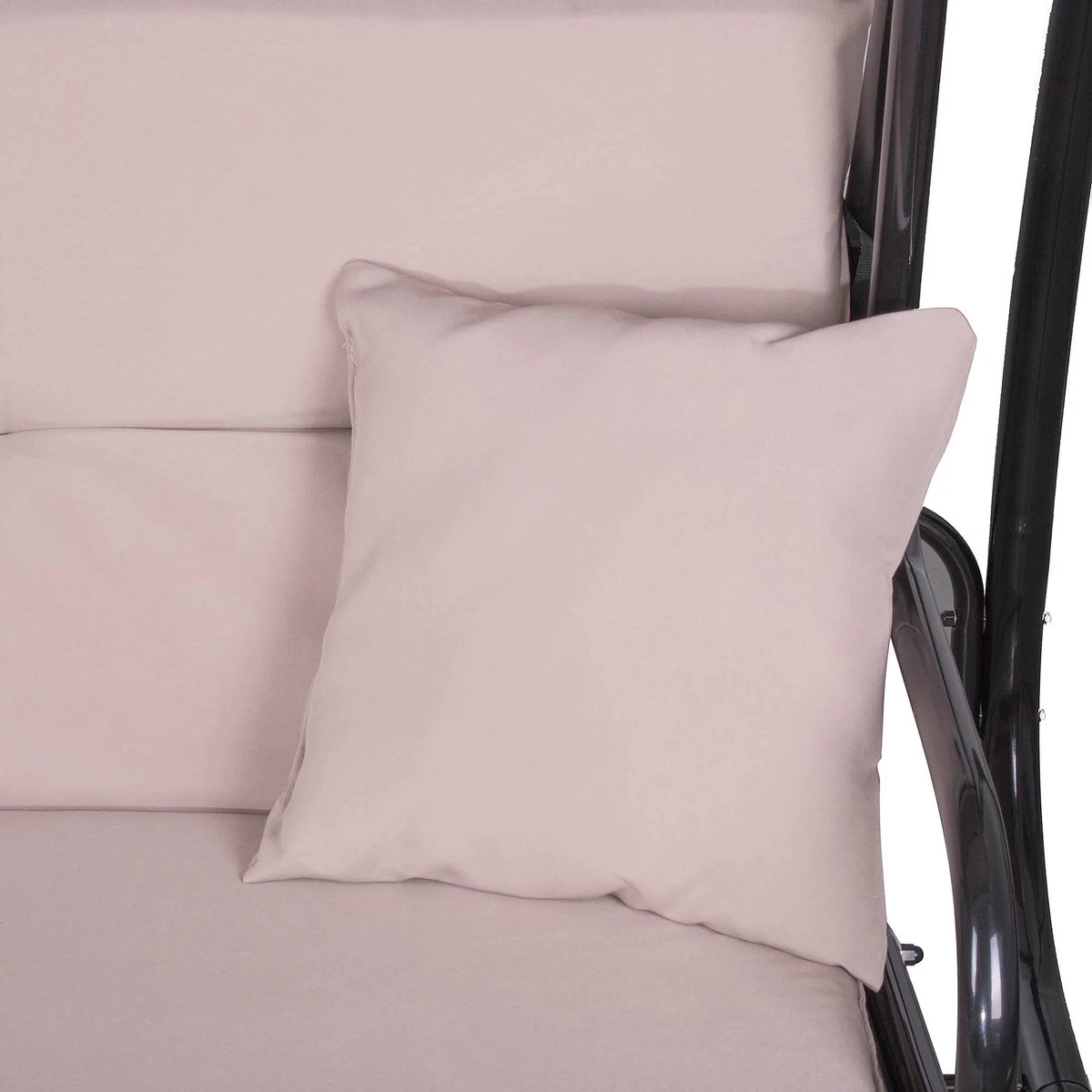 Banc De Balançoire Springos | Venise-Swing | 3 Places | Imperméable à L'eau | Comprend 2 Coussins | Auvent Réglable | 163 X 212 X 125 Cm | Beige 2 Banc De Balançoire Springos | Venise-Swing | 3 Places | Imperméable à L'eau | Comprend 2 Coussins | Auvent Réglable | 163 X 212 X 125 Cm | Beige – Image 2