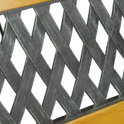 Relaxdays Banc De Jardin Bois - Banc D'extérieur En Fonte - Banc De Balcon Deux Places - Banc D'extérieur -Jardin Meubles Magasin 1200x1200 292