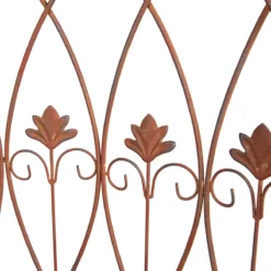 Clayre & Eef Banc De Jardin 119x59x208 Cm Banc En Fer Marron Banc D'Extérieur Jardin Mobilier De Jardin De Jardin -Jardin Meubles Magasin 1200x1200 314